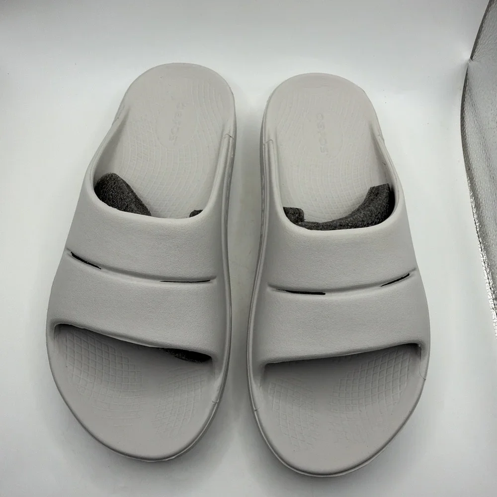 OOFOS OOAHH Nomad Moonstone Sandals EU 41 M8 W10 Recovery Comfort Shoes Unisex